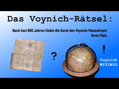 Youtube: Voynich-Manuskript: die Landkarte zeigt (immer noch) eine echte Region, wir zeigen es hier!