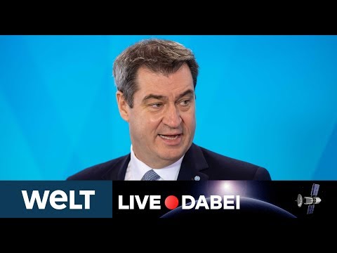 Youtube: CORONAVIRUS IN DEUTSCHLAND: Söder Statement - Bayern will Katastrophenfall ausrufen