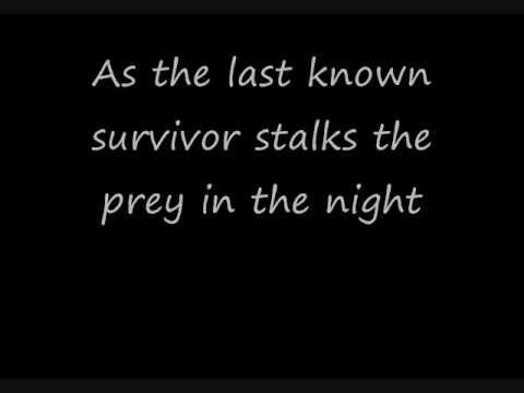 Youtube: Eye of the tiger -Lyrics-