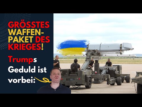Youtube: 10 Milliarden! Trump schickt GRÖSSTES Waffenpaket des ganzen Krieges! Ukraine Lagebericht (475)