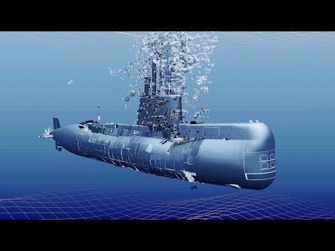 Youtube: Submarine Implosion + Sinking Simulation of the ARA San Juan | Similar: KRI Nanggala 402, Titan