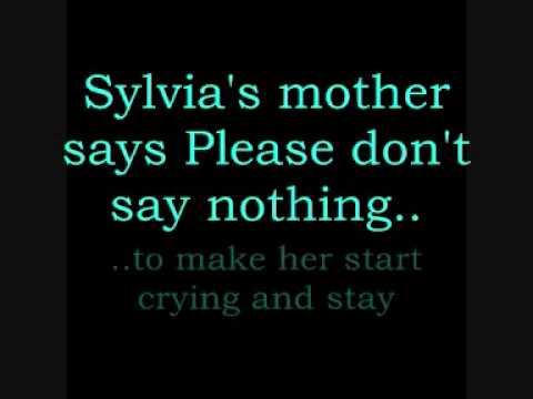 Youtube: Dr Hook- Sylvias Mother with lyrics