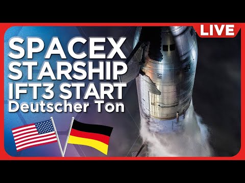 Youtube: LIVE: Raketenstart Starship Super Heavy von SpaceX - IFT 3