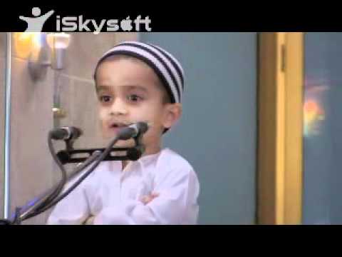 Youtube: Dawud Ahmed (age 3) - Hyde Quran Competition 2010 - Winner