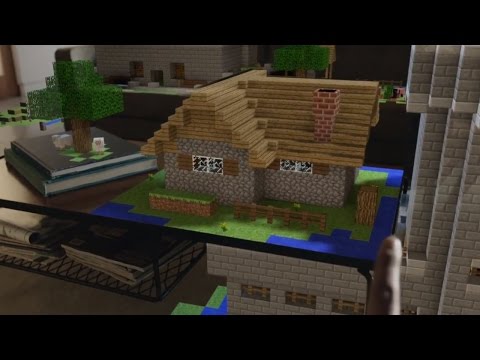 Youtube: Microsoft HoloLens Demonstration Shows off Holographic Minecraft, Apps, and More