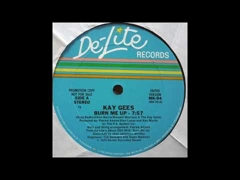 Youtube: KAY GEES  - Burn me up (12 version)