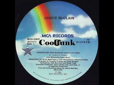 Youtube: Janice McClain - Passion And Pain (12" Extended 1986)