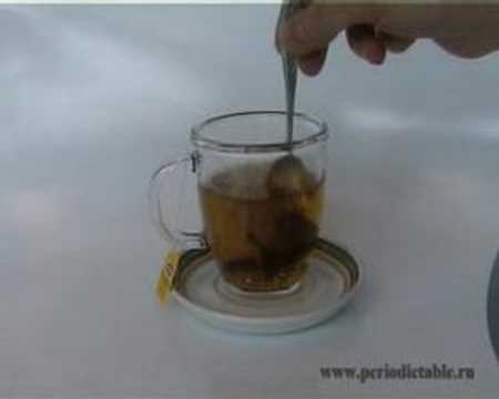 Youtube: gallium spoon melts in tea