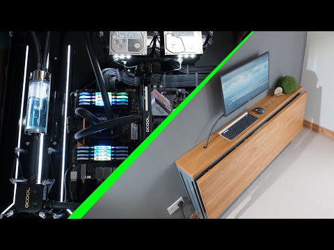 Youtube: Building a spectacular DIY 'desk PC' (it can fold!)