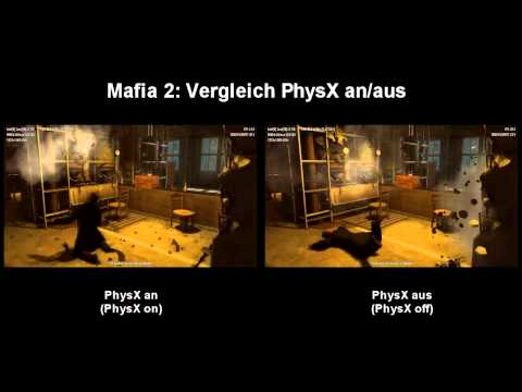 Youtube: Mafia 2 [HD]: Vergleich PhysX an/aus (PC-Demo)