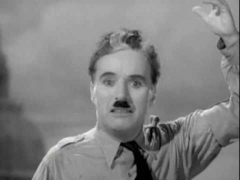 Youtube: Charlie Chaplin final speech in The Great Dictator