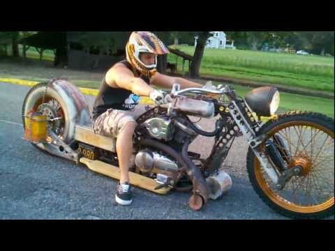 Youtube: Rat Rod bike "redneck limo"