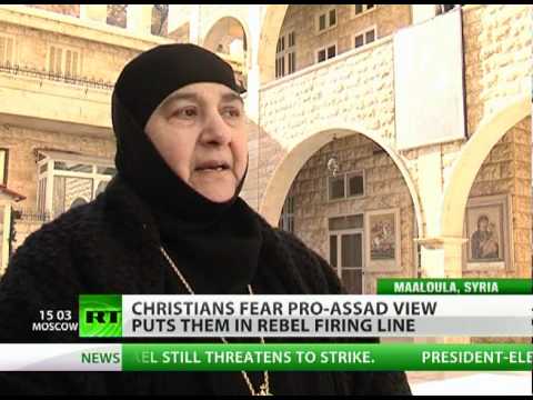 Youtube: Splintered Syria: Pro-Assad Christians in rebel firing line