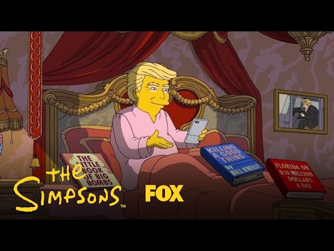Youtube: Donald Trump's First 100 Days In Office | Season 28 | The Simpsons