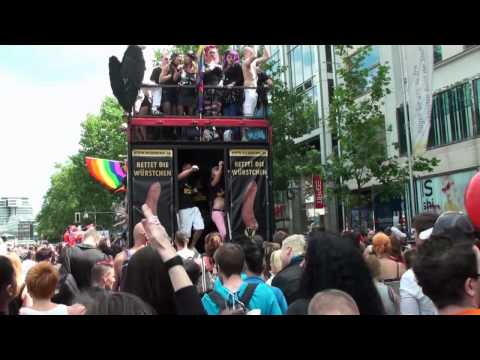 Youtube: C S D Berlin 2011 Christopher Street Day Wagen 18 Dildoking