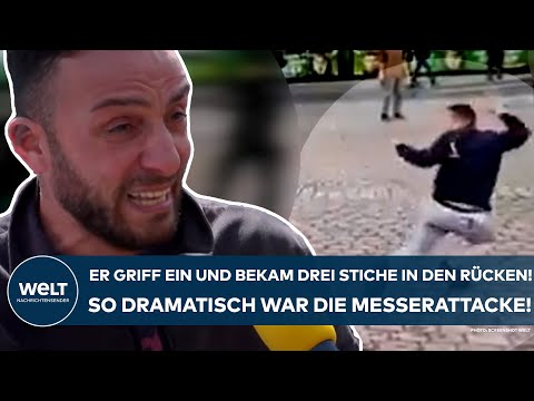 Youtube: MANNHEIM: Er griff ein und bekam drei Stiche in den Rücken! So dramatisch war die Messerattacke!