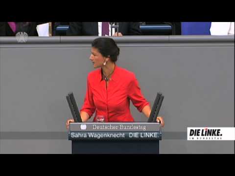 Youtube: Sahra Wagenknecht, DIE LINKE: Warum haben Sie Steuerbetrug nicht bekämpft, Herr Steinbrück?