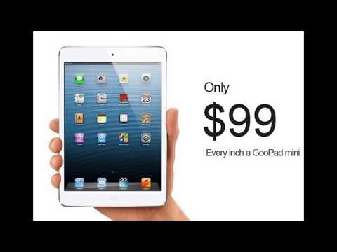 Youtube: iPad mini... 99$ CLONE?!?! --- Goopad Mini