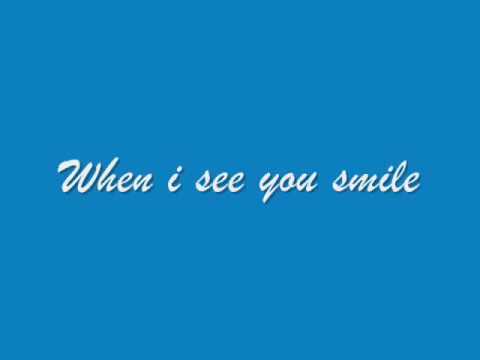 Youtube: When I See You Smile (Lyrics) by Kris Lawrence.wmv