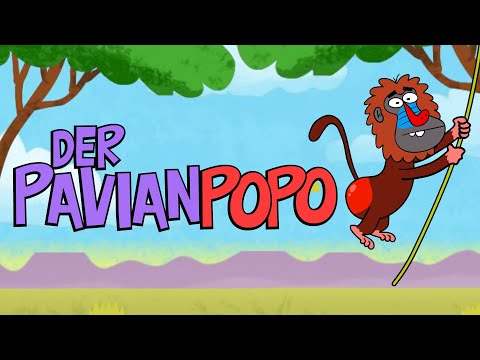 Youtube: ♪ ♪ Kinderlied Affe - Der Pavianpopo - Hurra Kinderlieder