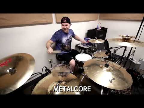 Youtube: 10 styles of metal drummers