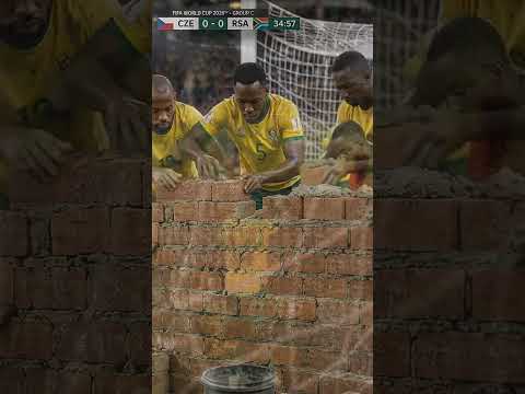Youtube: 🔥 1 AI GENERATED FOOTBALL SCENE — South Africa Builds BRICK WALL in World Cup Match #creatorsea