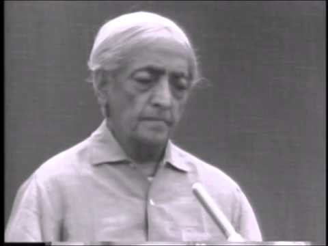 Youtube: Is it possible to be completely awake? | J. Krishnamurti