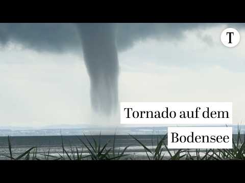 Youtube: Seltenes Naturschauspiel: Tornado über Bodensee