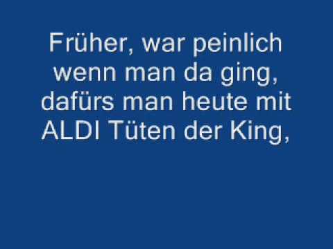 Youtube: Aldi-Song mit Songtext