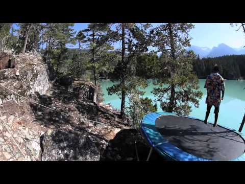 Youtube: Cliff Trampoline - Whistler and Skiers