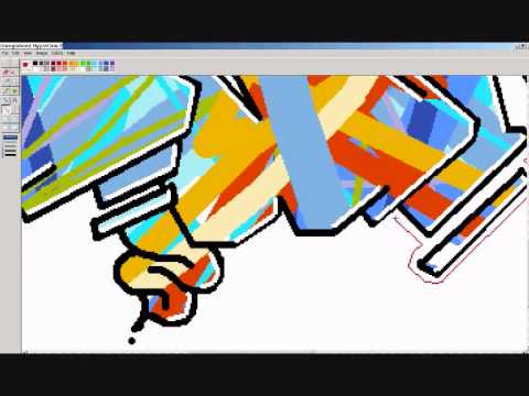 Youtube: Graffiti on ms paint - sien.one (2)