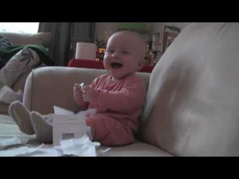 Youtube: Baby Laughing Hysterically at Ripping Paper (Original)