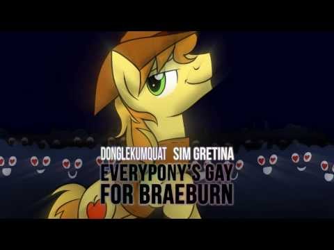 Youtube: Everypony's Gay For Braeburn [Sim Gretina & donglekumquat]