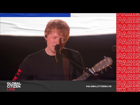 Youtube: Ed Sheeran Performs 'Shivers' in Front of the Eiffel Tower in Paris | Global Citizen Live
