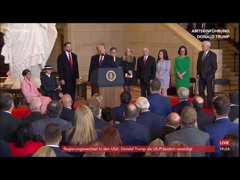 Youtube: Phoenix Übersetzer begeistert von Trump Amtseinführung Live-Schalte.