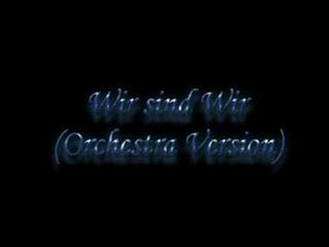 Youtube: Wir sind Wir (Orchestra)