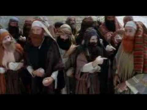 Youtube: Monty Python's "Life of Brian" (Stoned to death...)