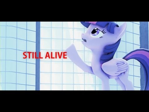 Youtube: (SFM Ponies) (PMV) Lisa Miskovsky - Still Alive (Mirror's Edge OST)