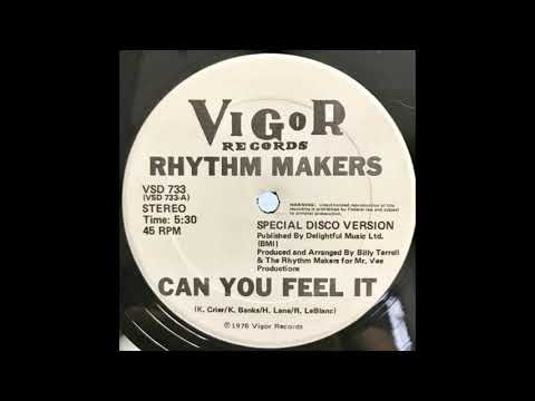 Youtube: RHYTHM MAKERS - Can you feel it (12 version)