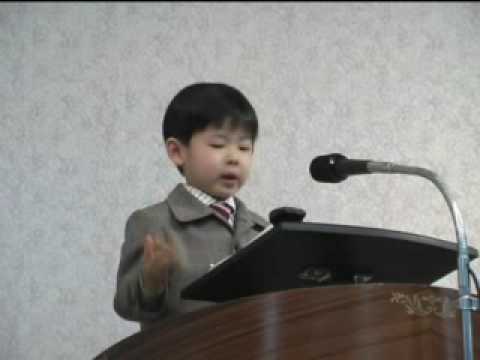 Youtube: testigos de jehova-discursante de 4  años
