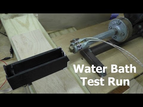 Youtube: Filament Extruder #8 - Water Bath Update and Test Run