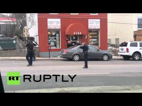 Youtube: RAW: US policemen kill black man armed with BB gun