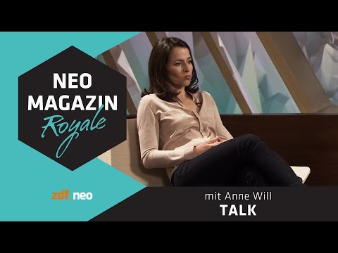 Youtube: Talk mit Anne Will | NEO MAGAZIN ROYALE mit Jan Böhmermann - ZDFneo