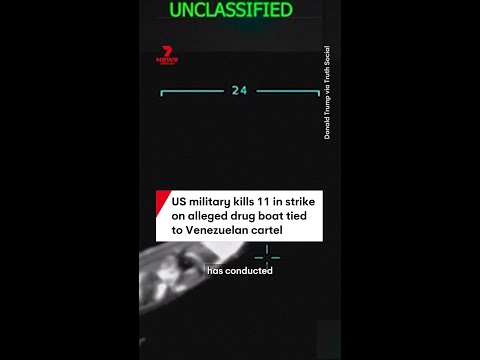 Youtube: US military kills 11 in strike on alleged drug boat tied to Venezuelan cartel