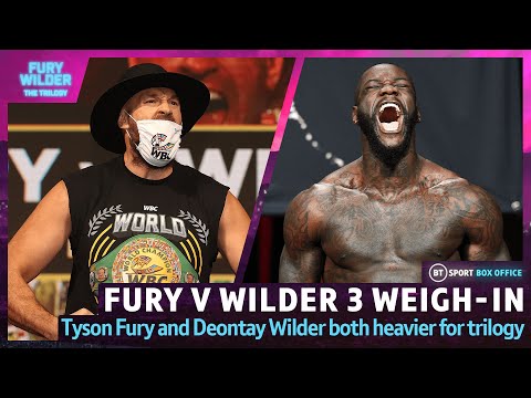 Youtube: Tyson Fury v Deontay Wilder 3: Weigh-In Live | The Gypsy King And The Bronze Bomber Hit The Scales