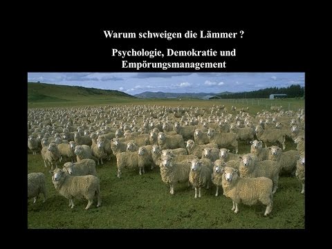 Youtube: Rainer Mausfeld: „Warum schweigen die Lämmer?“ - Techniken des Meinungs- und Empörungsmanagements