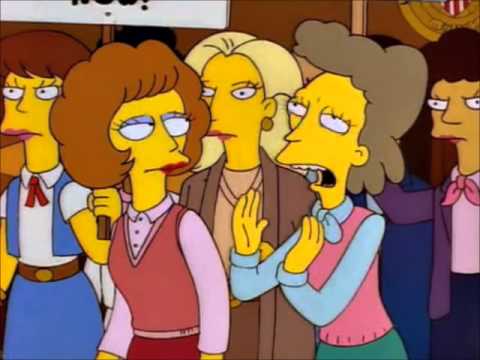 Youtube: The Simpsons - Helen Lovejoy - Think of the children
