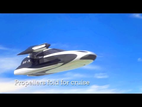 Youtube: Terrafugia - TF-X Flying Car Simulation [1080p]