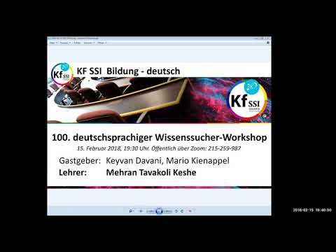 Youtube: 2018 02 15 PM Public Teachings in German - Öffentliche Schulungen in Deutsch (100)