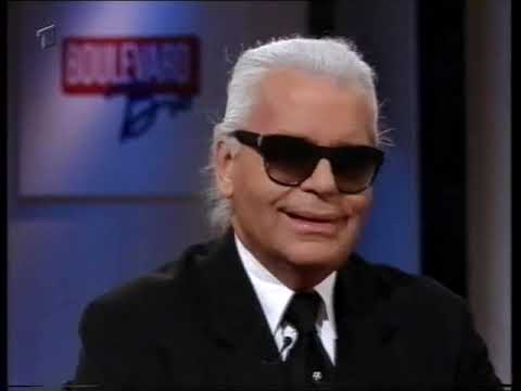 Youtube: Karl Lagerfeld in "Boulevard Bio", 05.11.1996